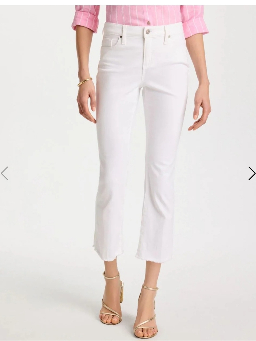 Chico's Girlfriend Frayed Flared Jeans
